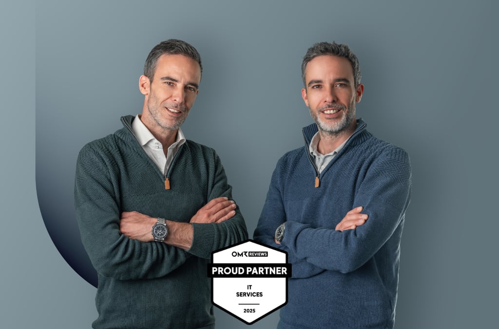 MArc und Sascha Bild mit OMR Siegel