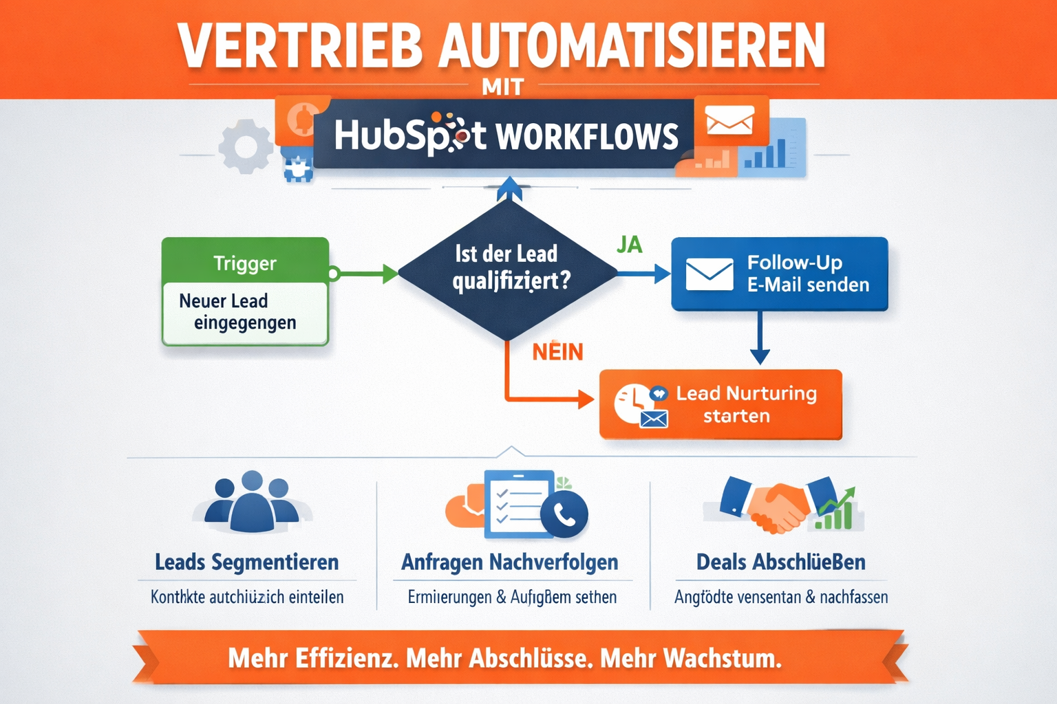 HubSpot Workflows: 5 Automatisierungen, die Dir 10+ Stunden sparen